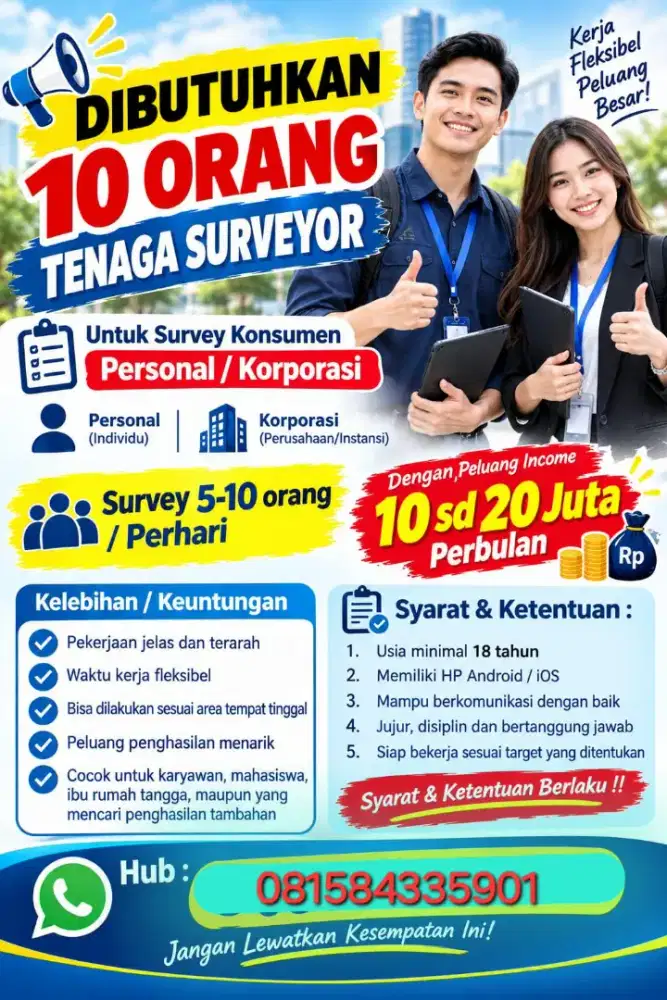 Dibutuhkan tenaga Health Planner