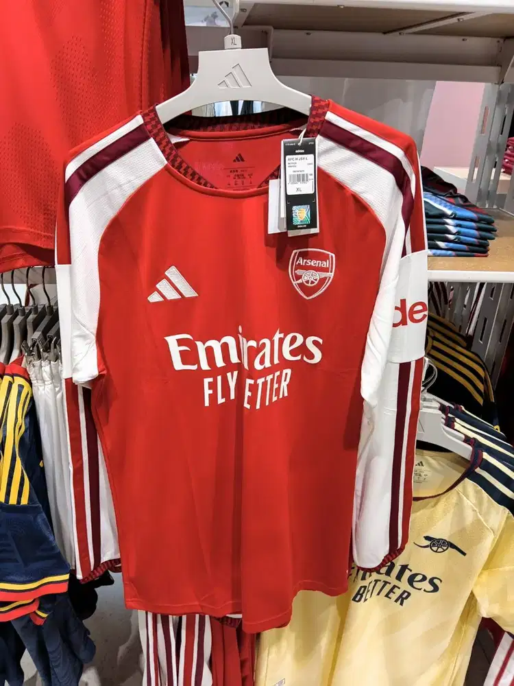 Jersey Original Arsenal Home 2026/2027 Long Sleeve Size S & M & L & XL
