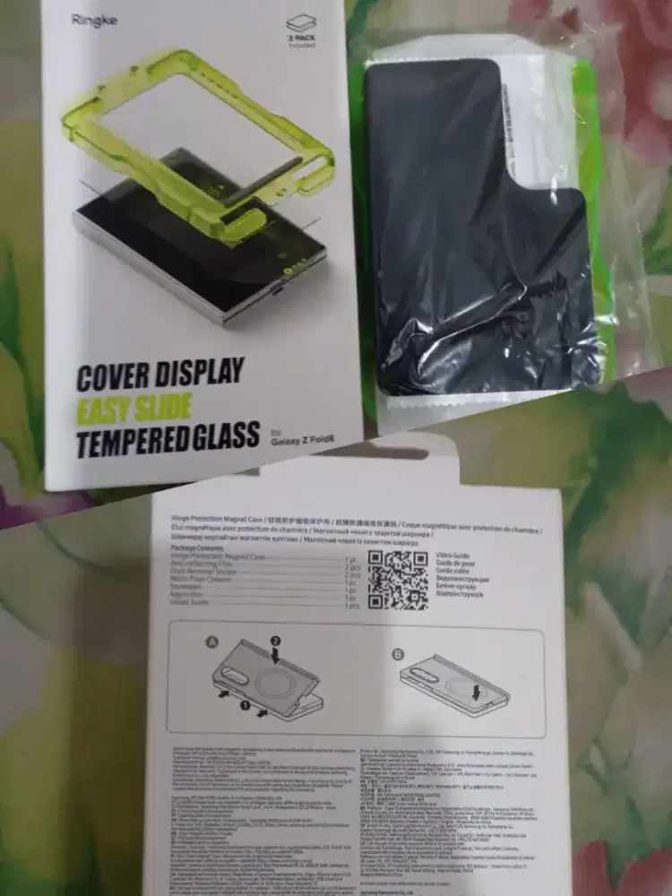 Ringke Cover Display Easy Slide Tempered Glass