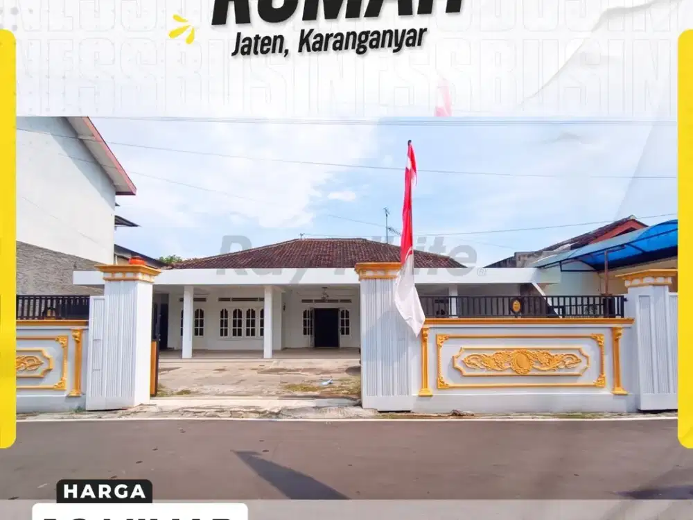DIJUAL RUMAH LAPANG & MEWAH DI CELEP KIDUL, DAGEN, JATEN, KARANGANYAR