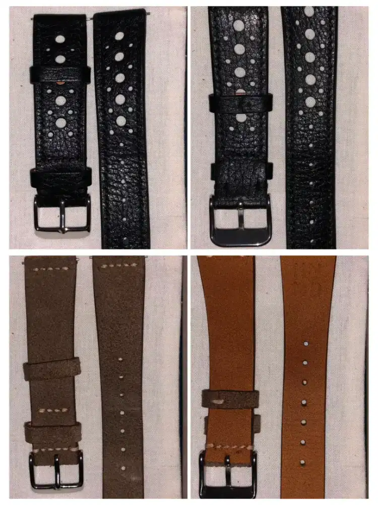 Strap Jam Tangan Watch HNMD Suede Leather