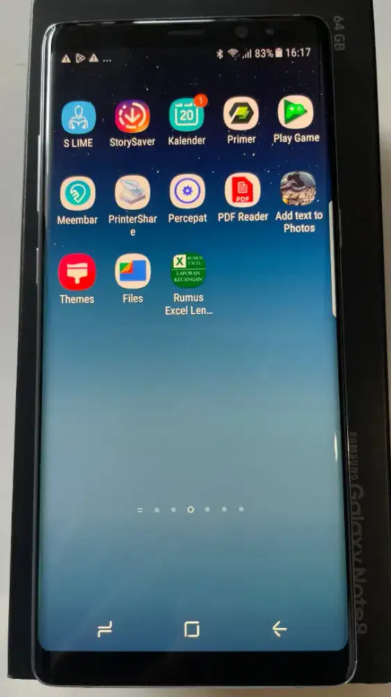 Samsung Note 8-6/64Gb Ori Sein Samsung mulus 98% seperti baru No Minus