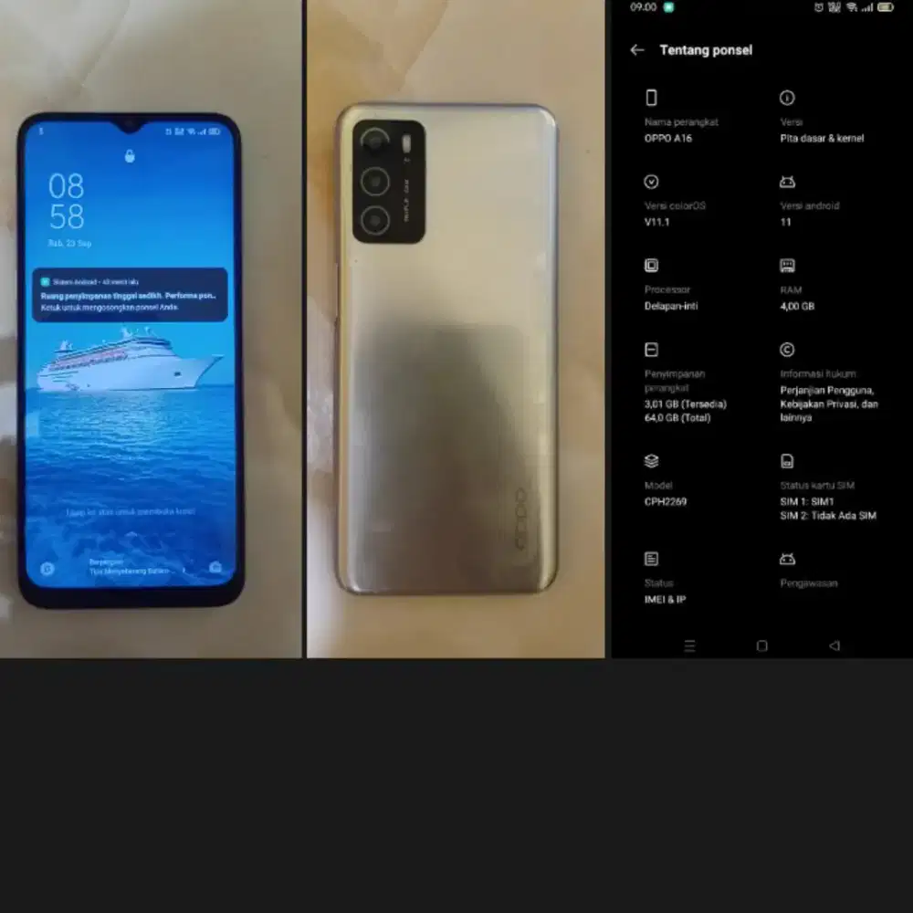 Oppo A16 4/64 Silver