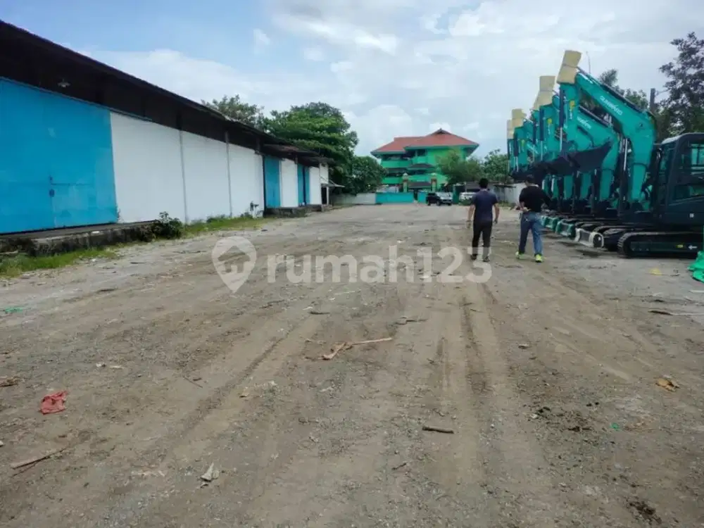 Gudang di Cilincing Jl Sungai Tiram Strategis Harga Dibawah Pasar