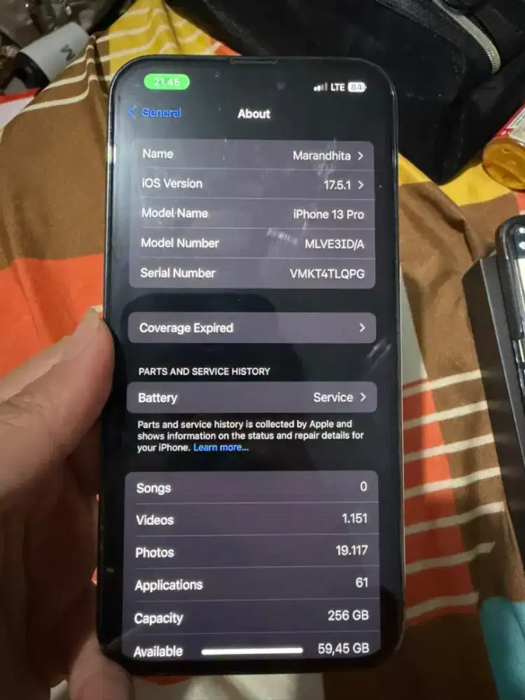 Iphone 13 pro 256 GB Digimap