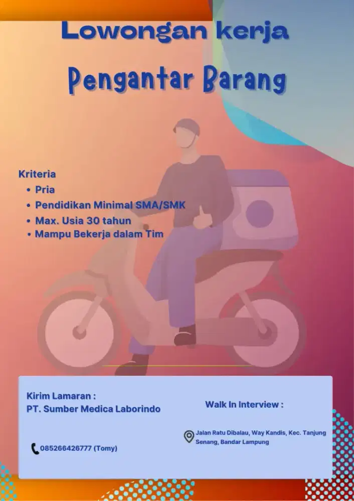 Loker bdl, butuh segera