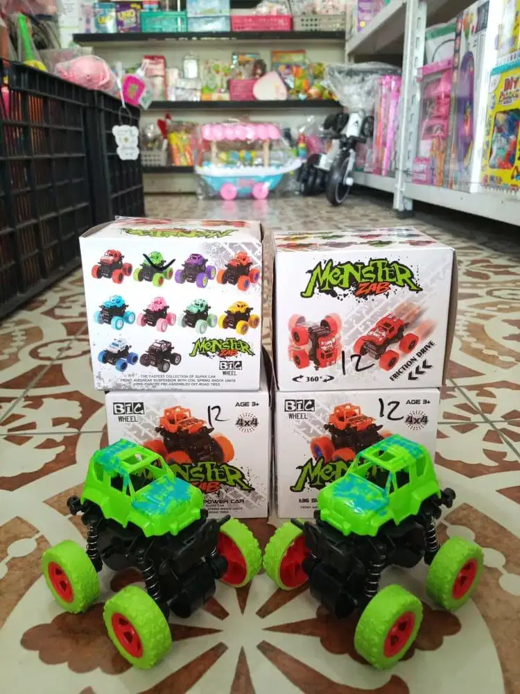 mainan anak mobil monster climb