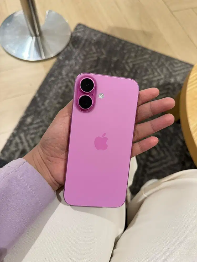 Jual iphone 16 basic pink user cewek