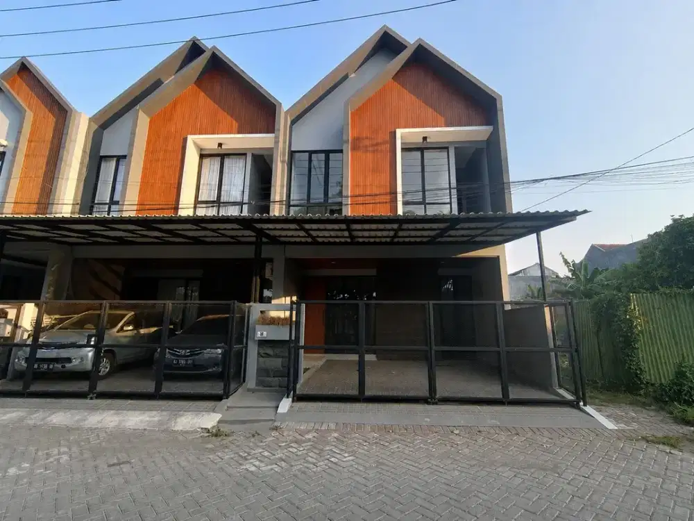 Rumah 2 Lantai Baru Minimalis SHM di Manyar Tirtoyoso