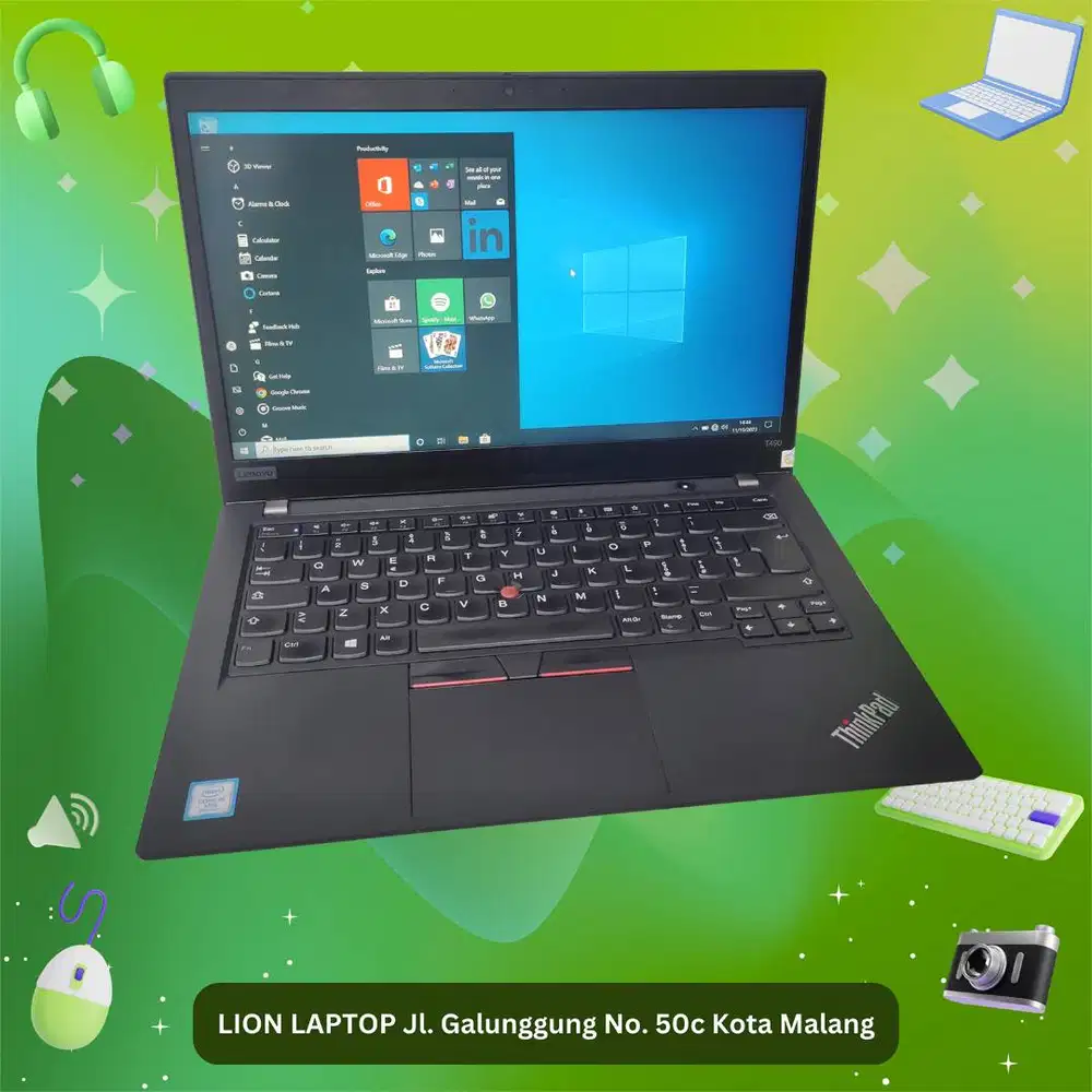RAM 16GB i5 Gen 8 SSD 256GB Lenovo Thinkpad T490 [23|09]