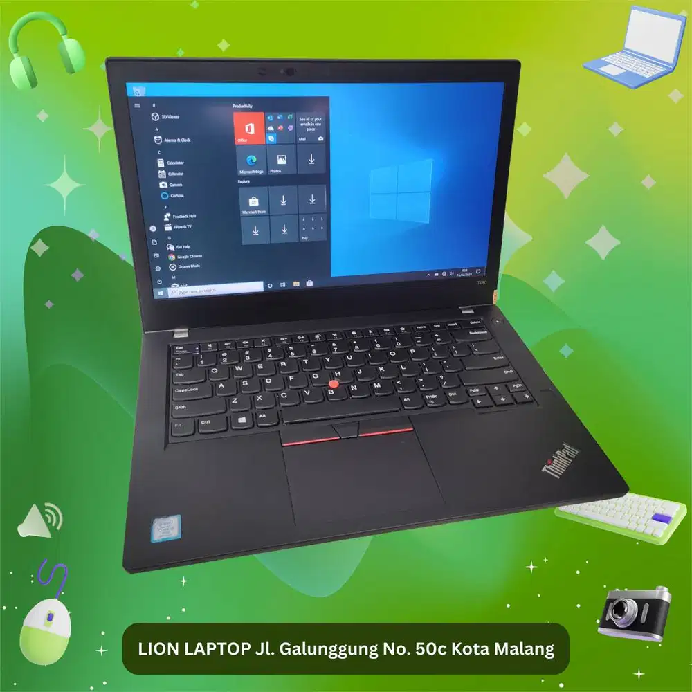 RAM 8GB Core i5 gen 8 Lenovo Thinkpad T480 [23|09]