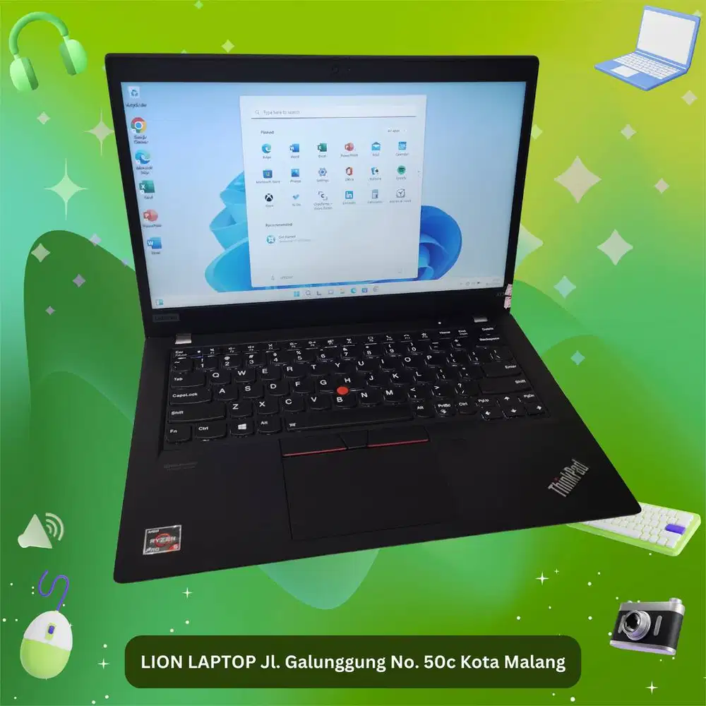RAM 32GB AMD Ryzen 5 PRO-4650U Lenovo Thinkpad X13 SSD 256GB [23|09]