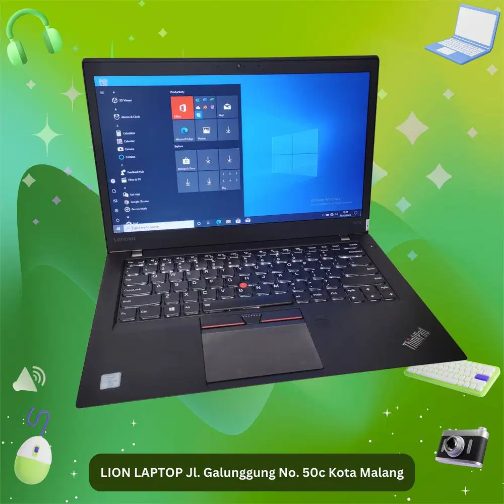 RAM 8GB SSD 256GB Core i5 Slim Lenovo Thinkpad T460s [23|09]