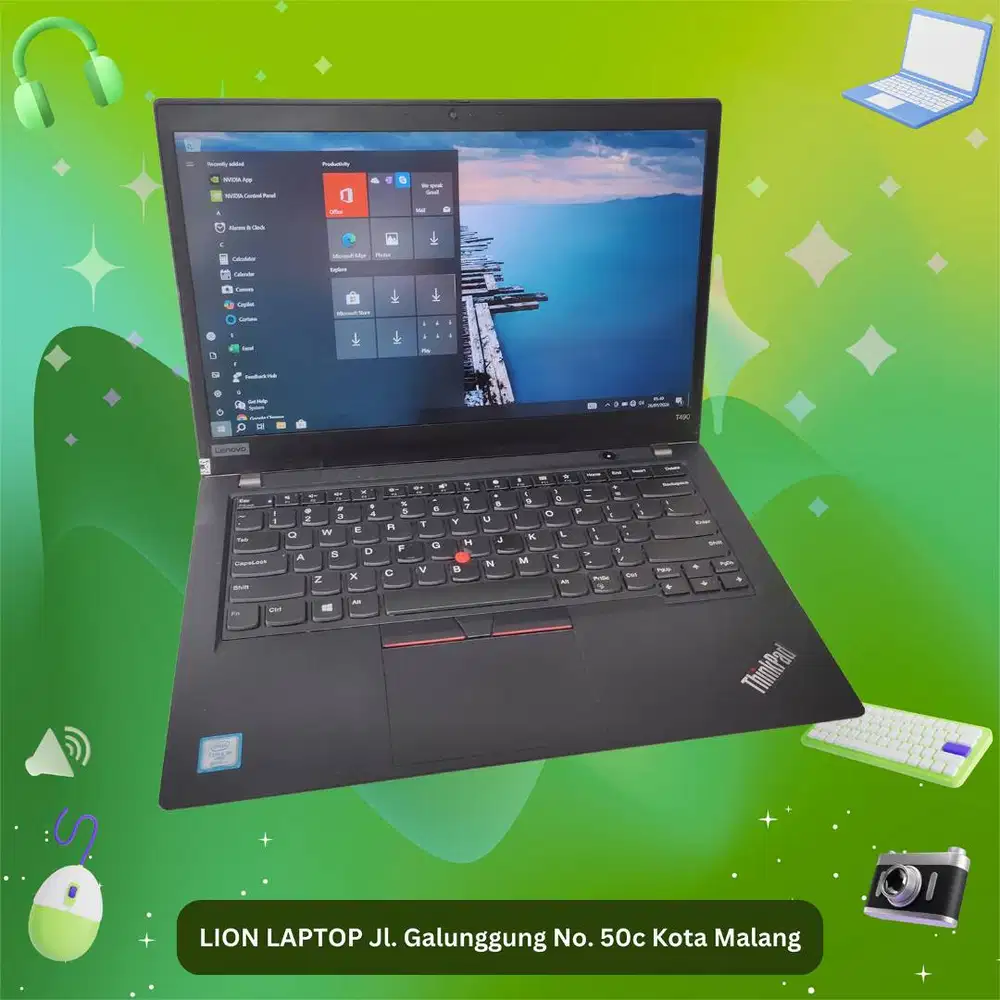 Double VGA NVIDIA Core i5 8/256 Slim Lenovo Thinkpad T490 [23|09]