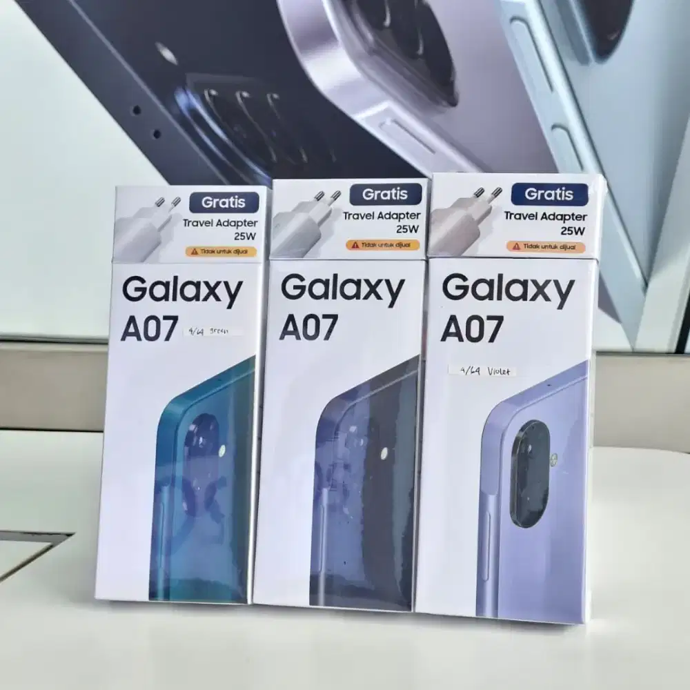 Samsung A07 New Ready Warna Lengkap