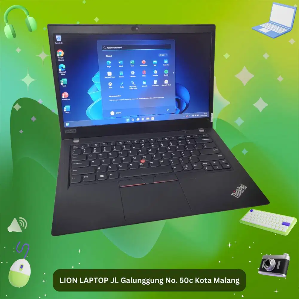 RAM 16GB Core i5 Gen 10 SSD 256GB Lenovo Thinkpad T14 gen 1 [23|09]