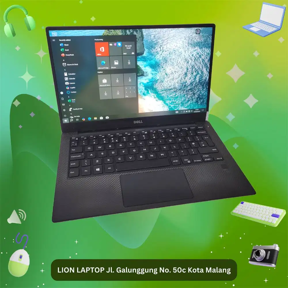Slim & Ringan Core i7 RAM 8 SSD 256 DELL XPS 13 9360 [23|09]