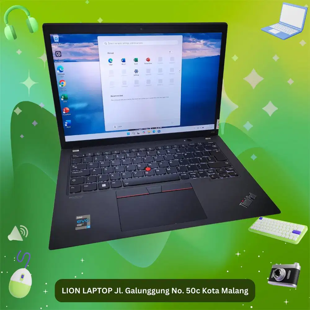 RAM 16GB Core i5 Gen 11 Slim Mulus Lenovo Thinkpad X13 Gen 2 [23|09]