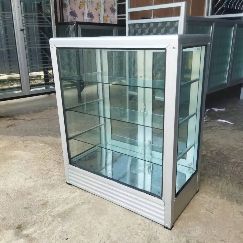 SALE ! RAK ROKO ALUMINIUM KACA