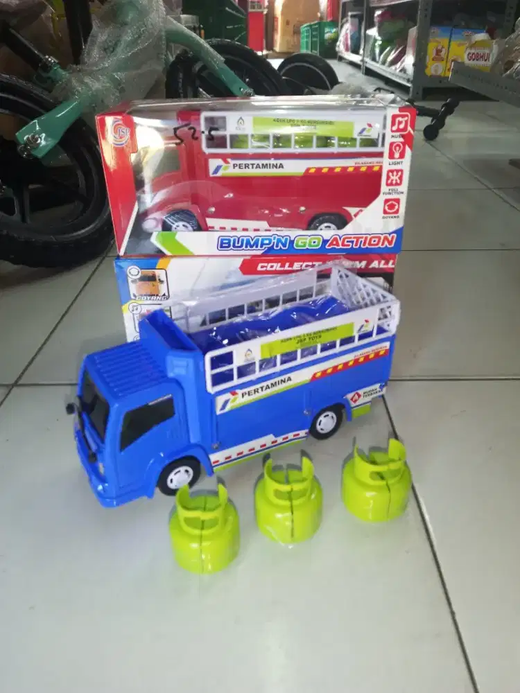 Mainan Anak Truk Oleng gas baterai