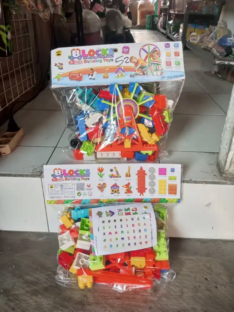 Mainan Anak Blok building Kincir