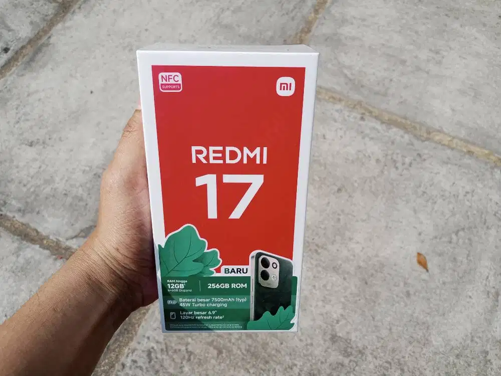 Xiaomi Redmi 17 - 4/128 GB  - 50MP AI Camera - 7500mAh - Garansi Resmi