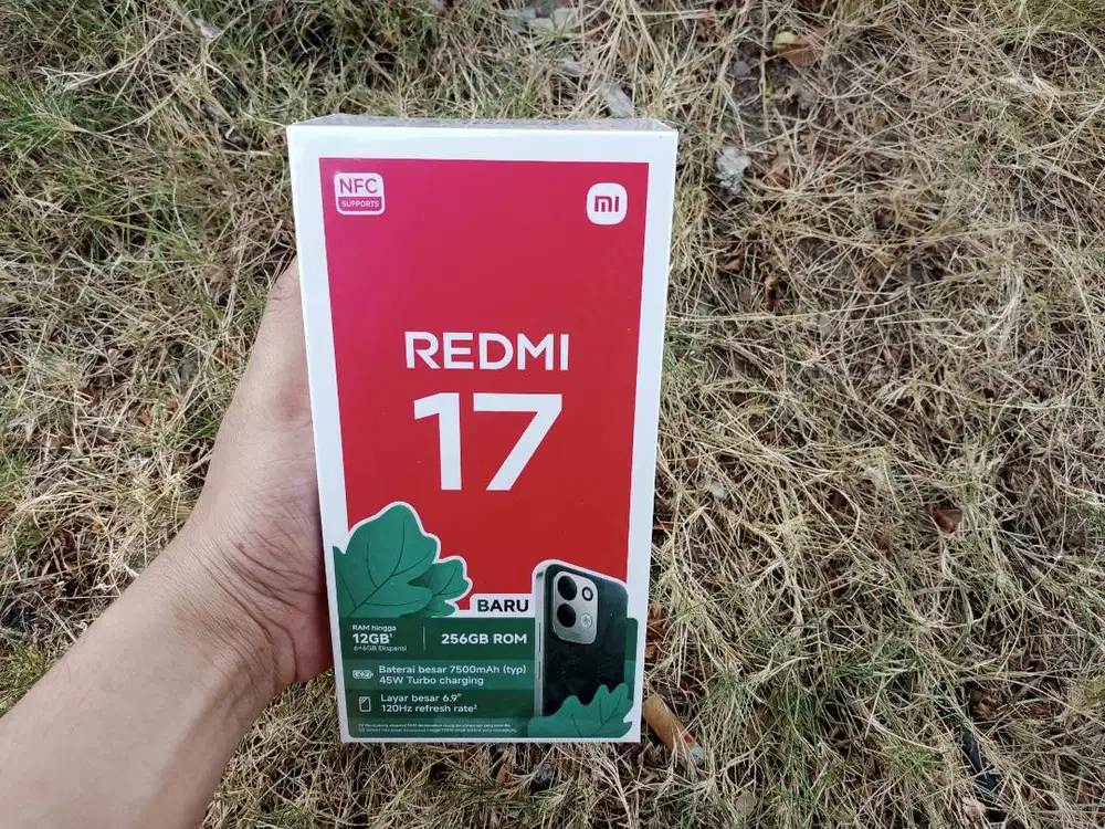 Xiaomi Redmi 17 - 6/128 GB  - 50MP AI Camera - 7500mAh - Garansi Resmi