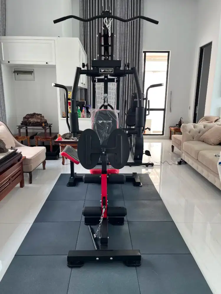 Alat fitness home gym leg press ready