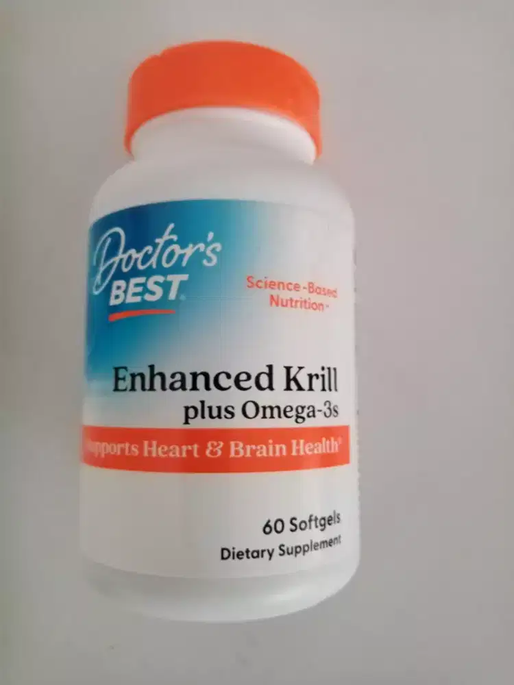 Doctor Best Enhanced Krill Superba 2 plus Omega-3s 60 sofgels