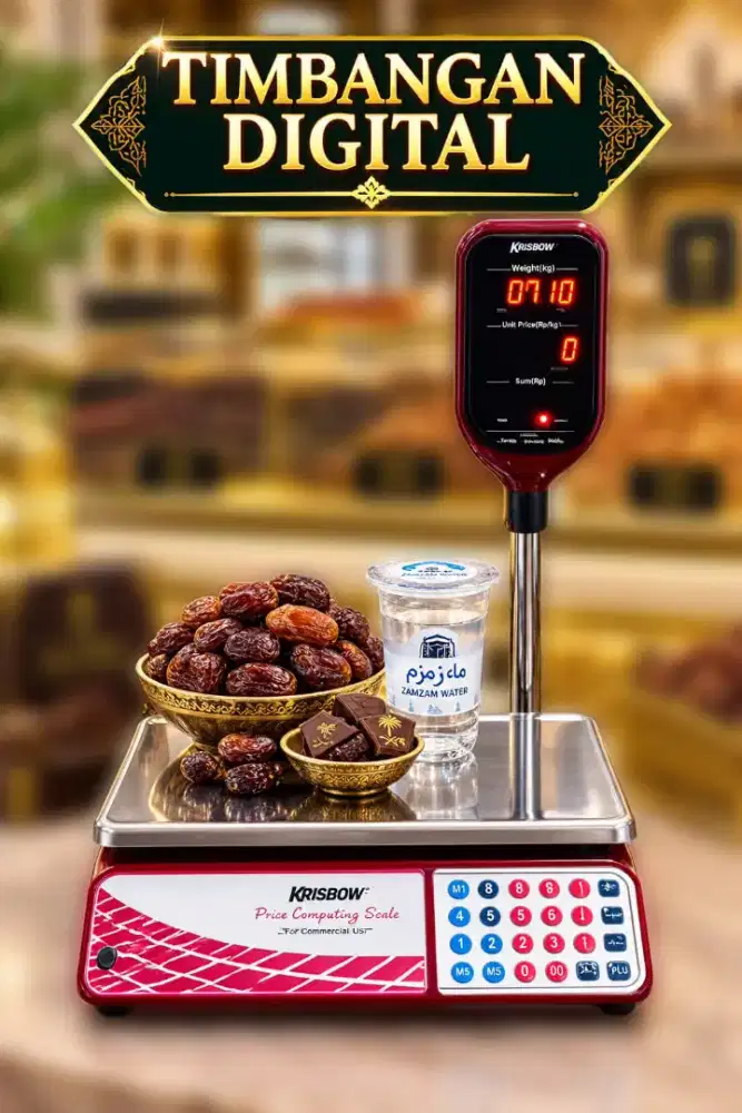Timbangan buah laundry baju digital