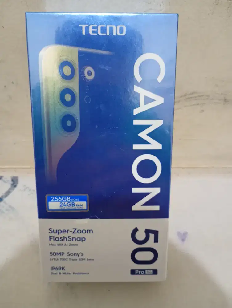 Tecno Camon 50 pro 5G 12/256 Garansi Resmi Tecno Indonesia
