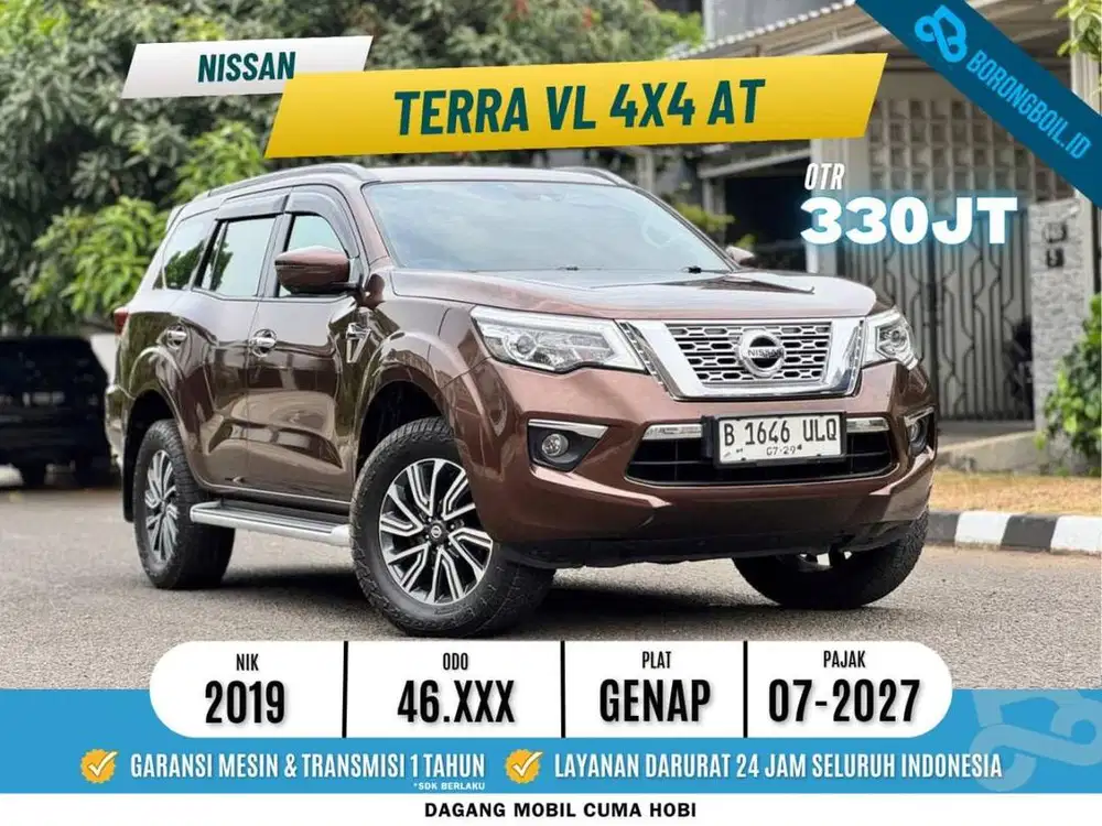 LOW KM! NISSAN TERRA VL 4X4 AT 2019 ISTIMEWA