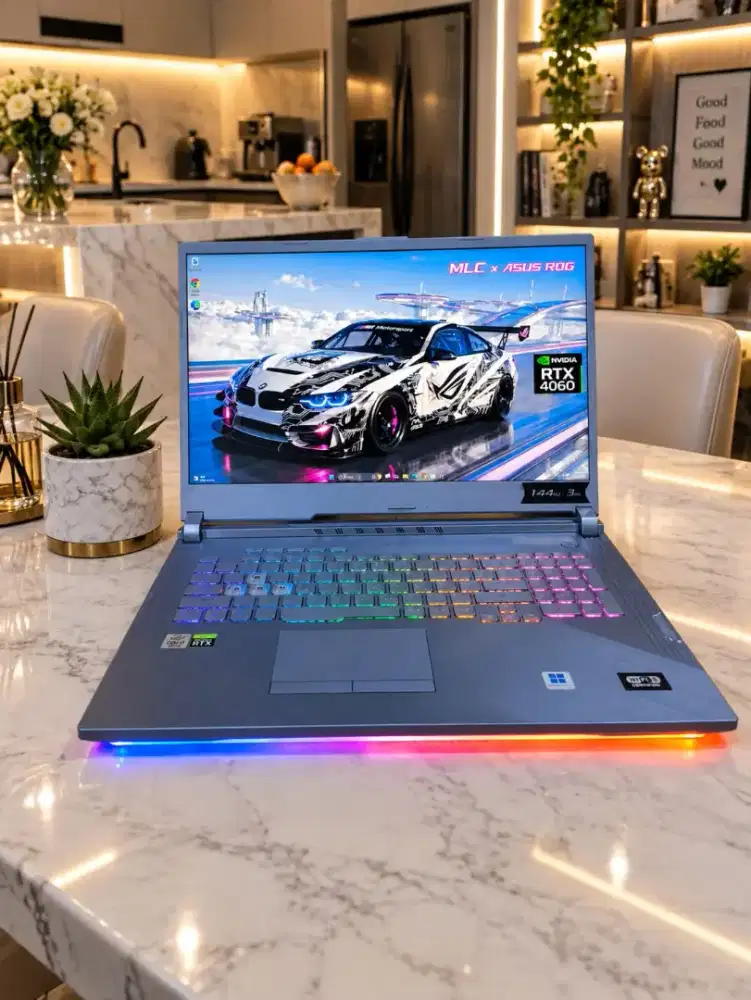 Laptop Gaming ASUS ROG STRIX 17 GLACIER NVIDIA RTX Core i7 SSD 1TB