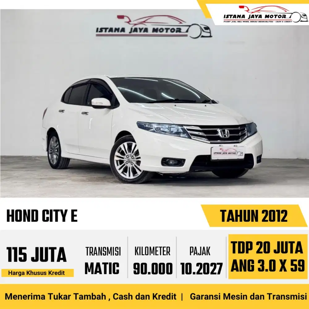 HONDA CITY 1.5 E 2012