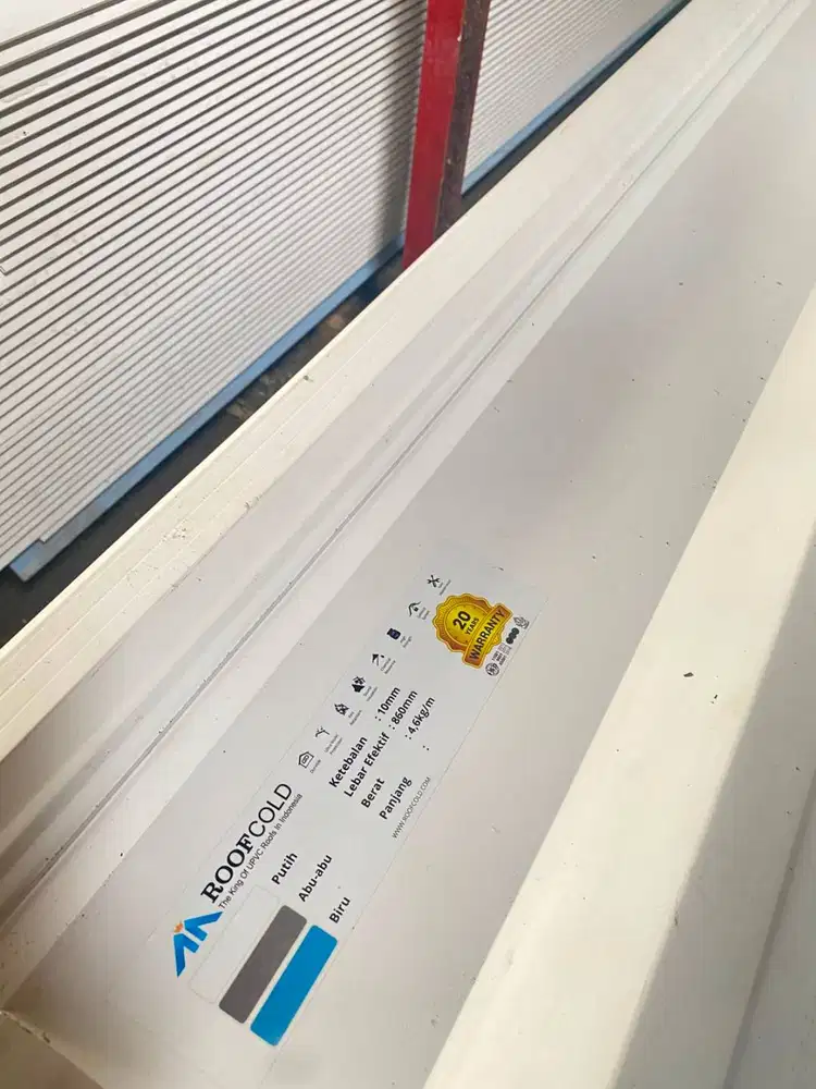 atap upvc dpubel layer roofcold