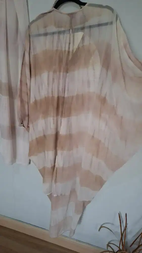 Kaftan gamis set kerudung