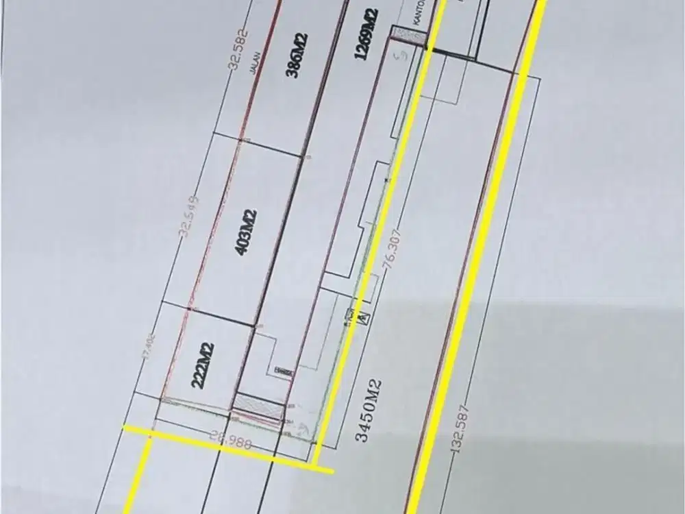 Land for lease  Jarang ada lokasi tanah komersial  di HR Muhammad - surabaya barat