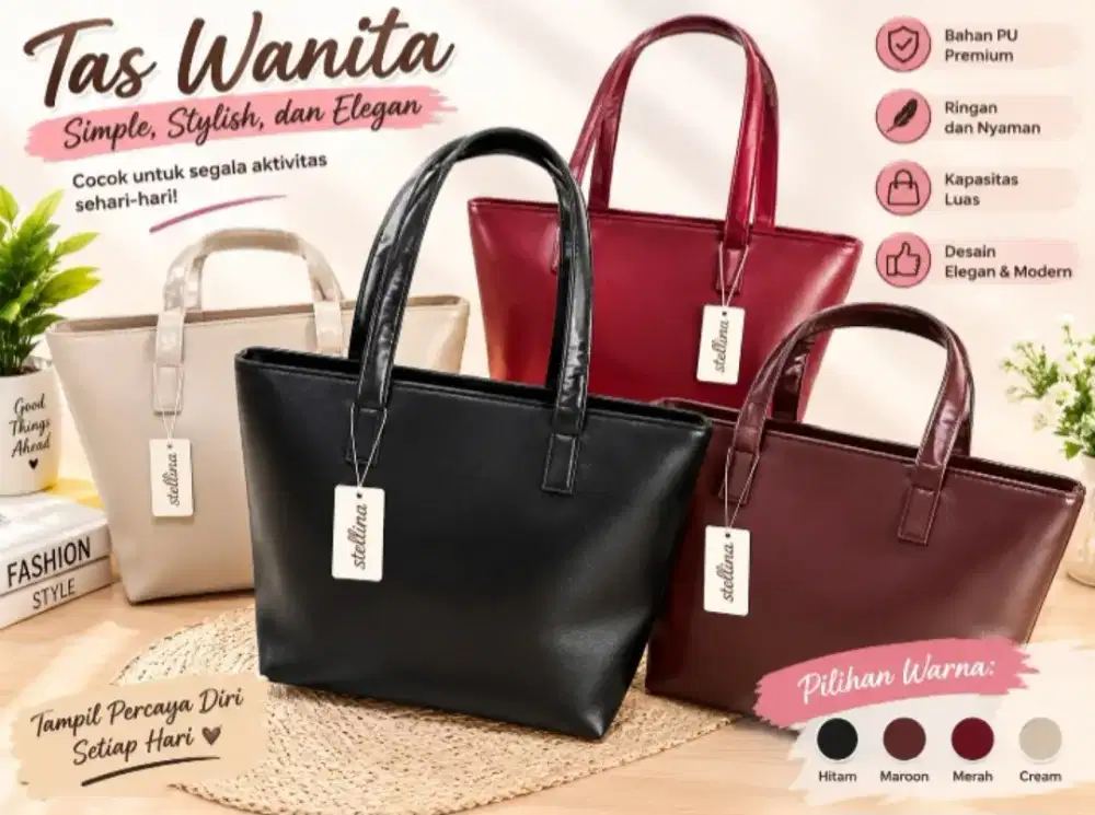 Tas wanita elegant tas jinjing atau bahu