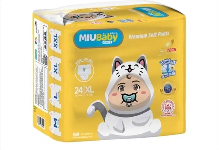 MIU Baby Premium Soft Pants Popok Celana XL-24