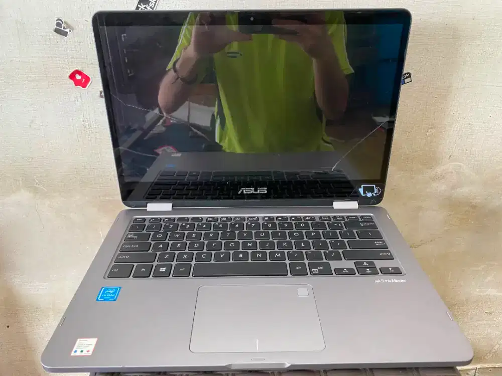 JUAL LAPTOP ASUS TP401M INTEL N4020 SSD NVME256GB RAM4GB DDR4 WIN11