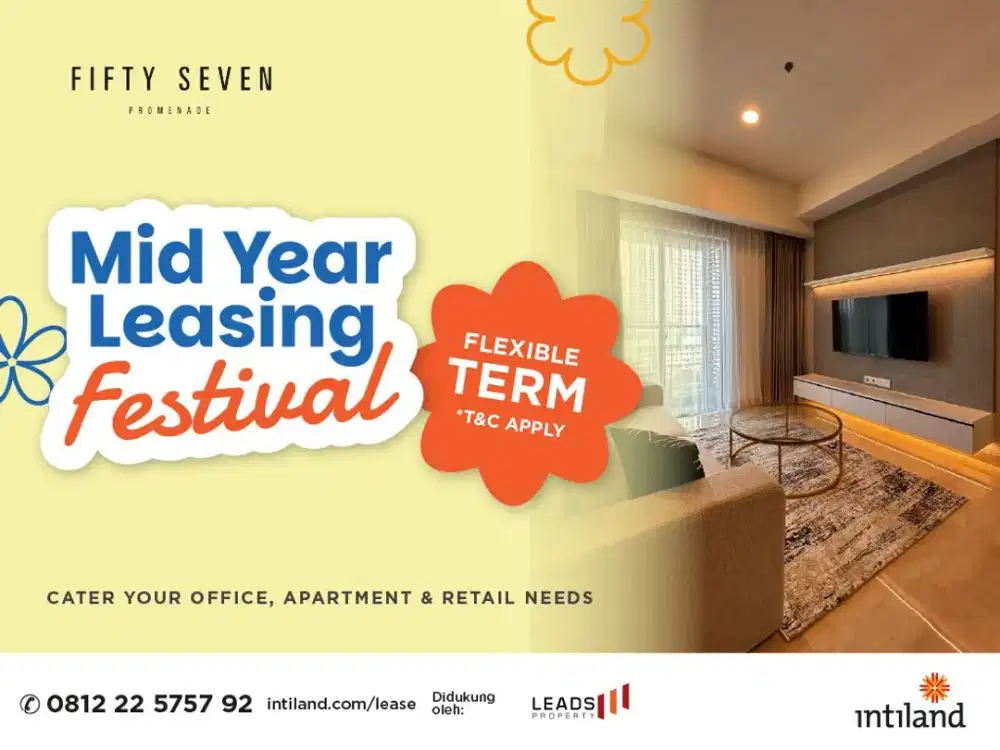 57 Promenade Thamrin 1BR for Rent | Brand New | Fully Furnished | Rp22 Juta/Month