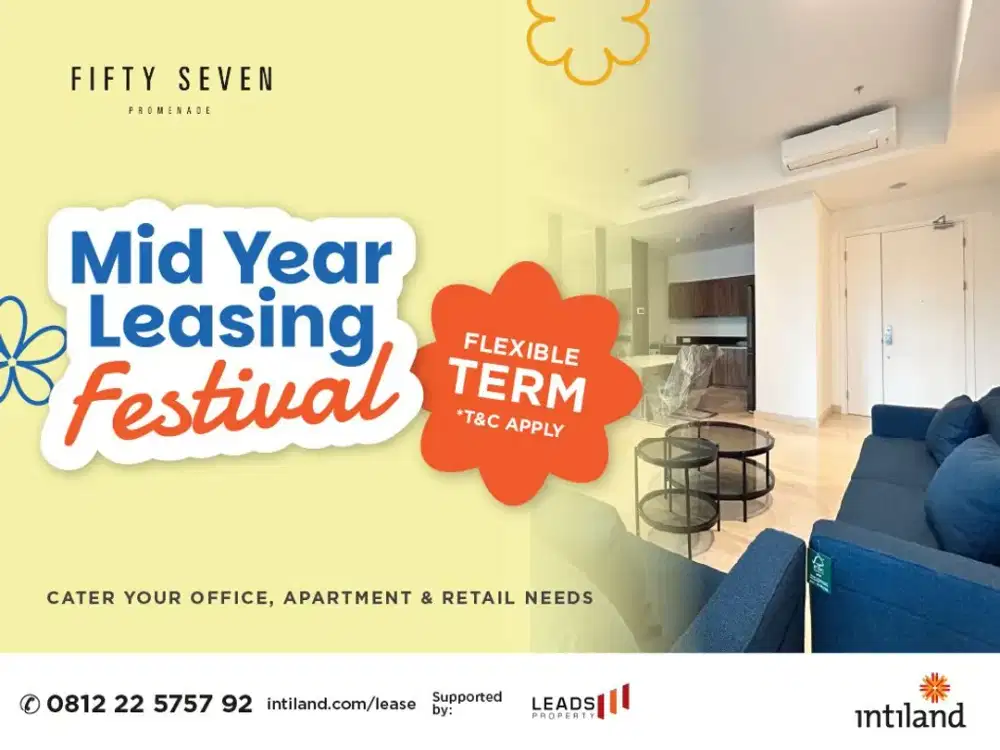 57 Promenade Thamrin 1BR for Rent | Brand New | Fully Furnished | Rp43 Juta/Month