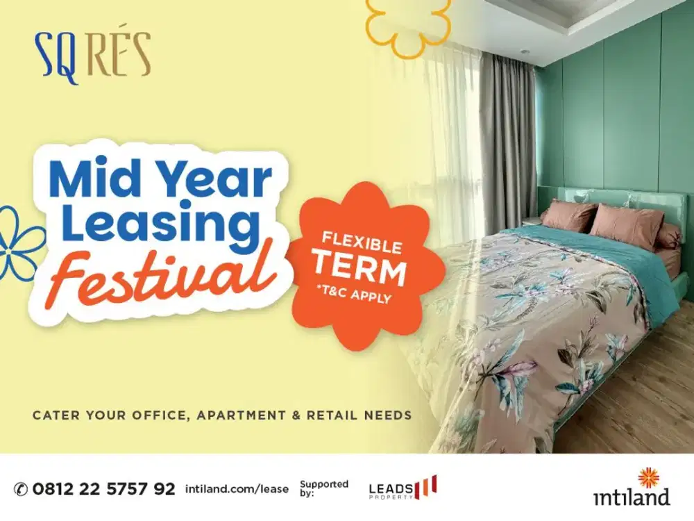 SQ Rés TB Simatupang 1BR for Rent | Brand New | Fully Furnished | Rp12,5Juta/Month