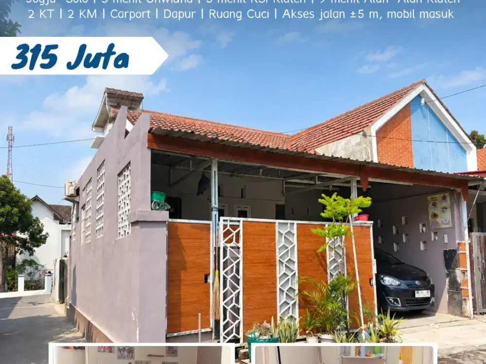 DIJUAL RUMAH SIAP HUNI – KLATEN