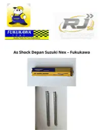 Shockbreaker (Skok) Depan Suzuki Nex Merk Fukukawa