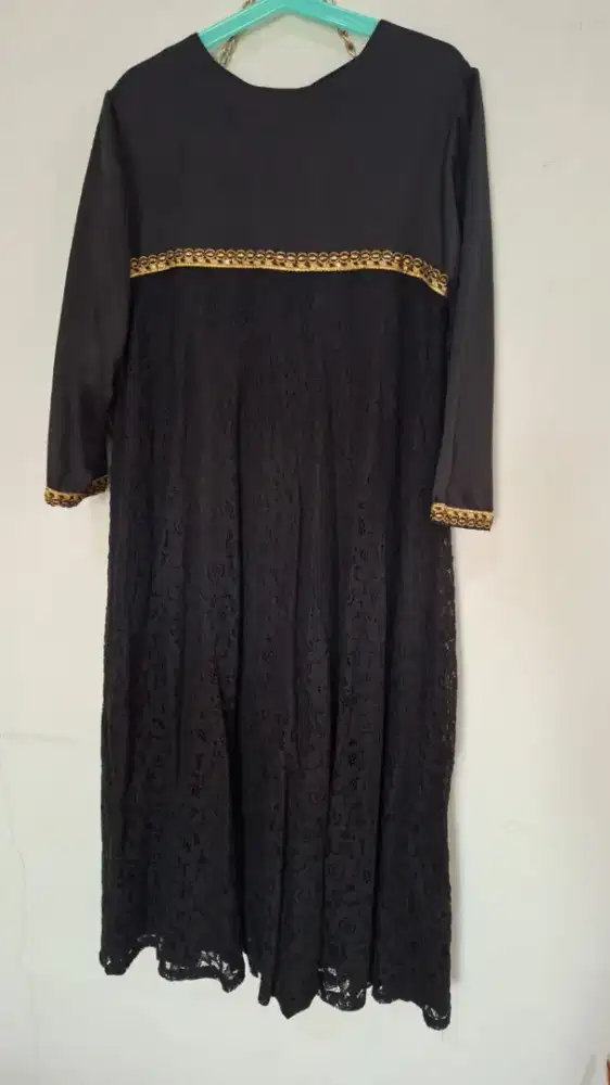 Dress gamis anak bahan brokat