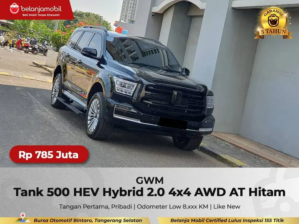 [ GARANSI 5TH 4x4 ] GWM Tank 500 HEV Hybrid 2.0 AWD AT 2023/2024/2025