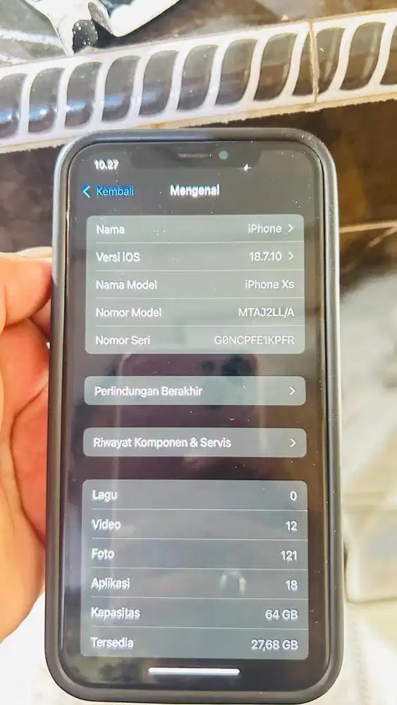 Iphone Xs rosegold 64gb inter aman