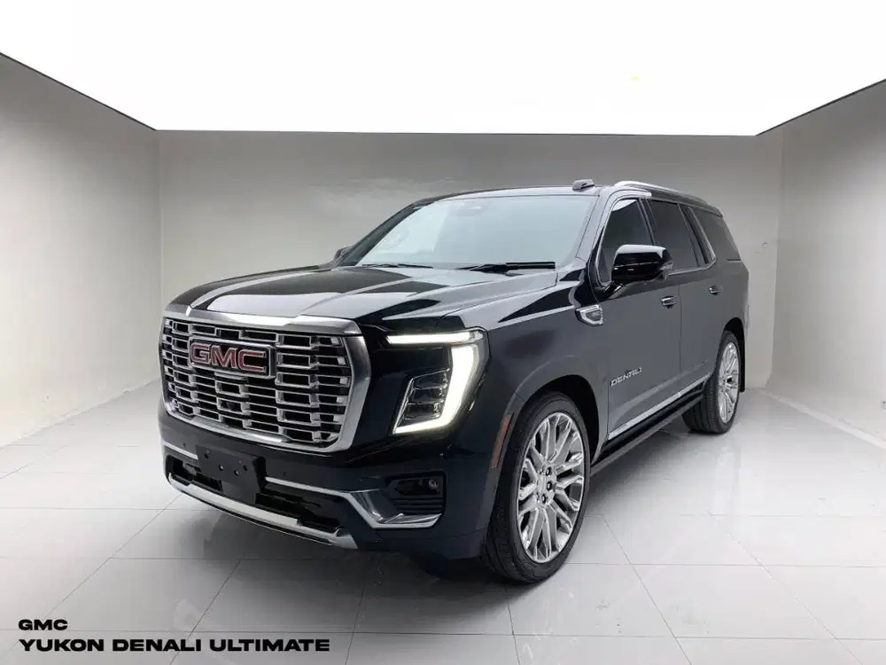 GMC YUKON DENALI ULTIMATE 2025 ONYX BLACK. Asli Produksi Stir Kanan.