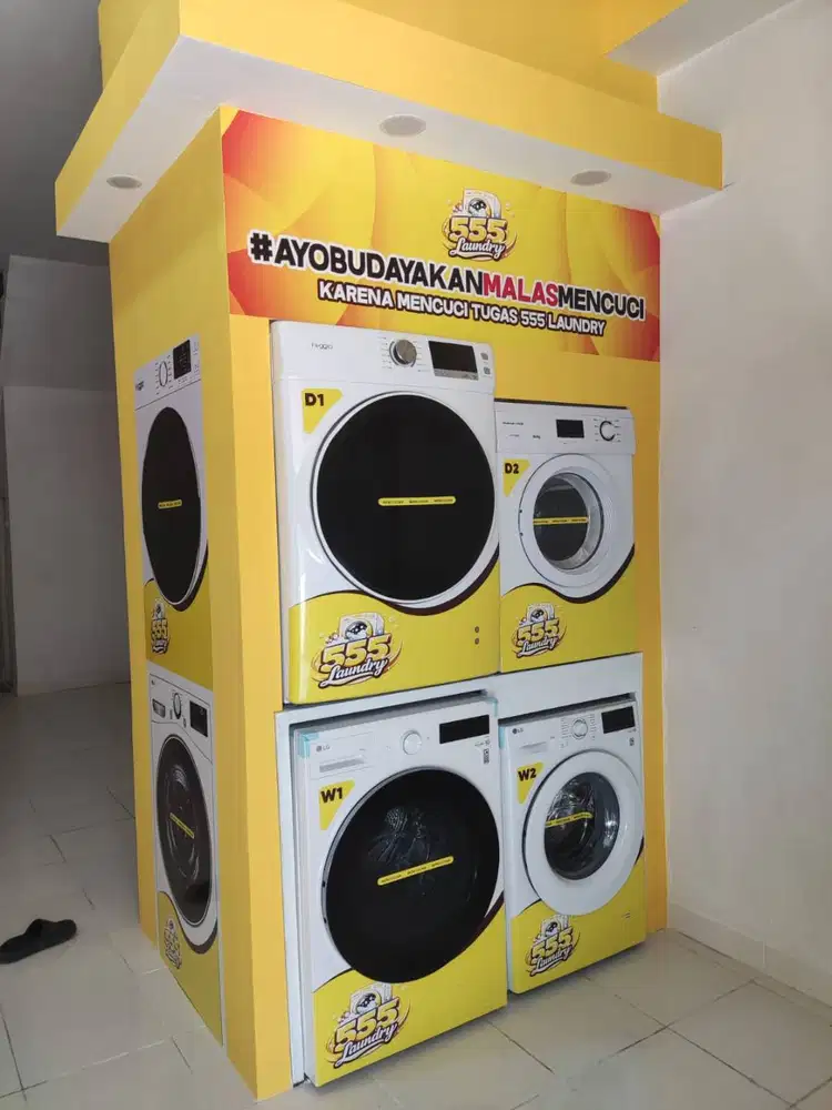 MESIN LAUNDRY KOMERSIAL & PAKET USAHA LAUNDRY
